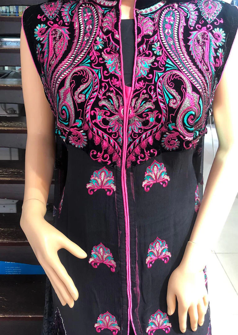 1199 C Black Readymade 2 Piece Suit - Image 3