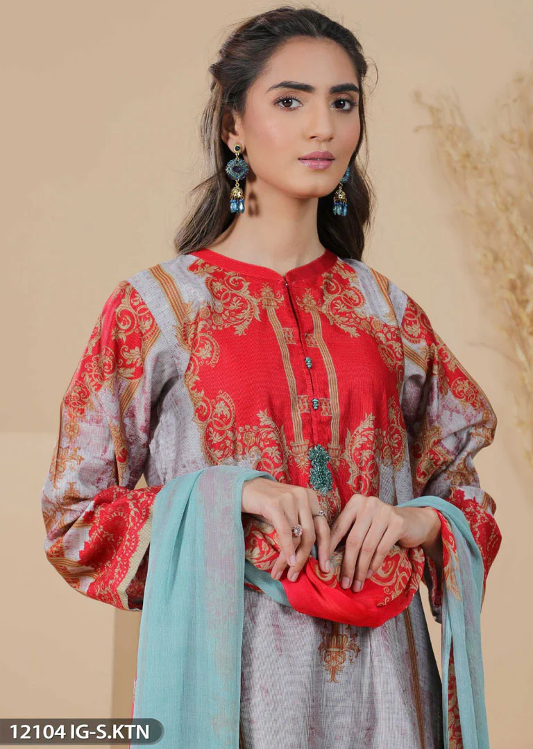 12104 Readymade Red Shaposh Suit - Image 2