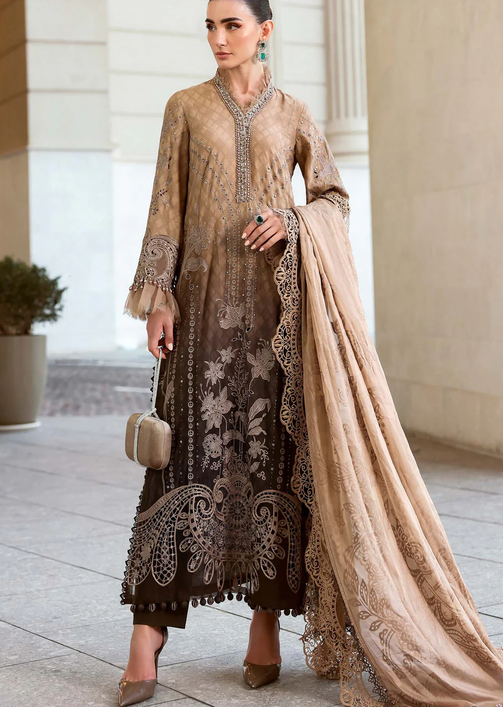 MPT2601-A Unstitched - Maria B LUXE LAWN 2026