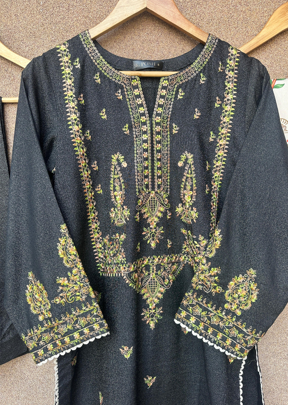PSH-16358 - Readymade Shaposh Karandi Linen Suit 2025 - Image 8