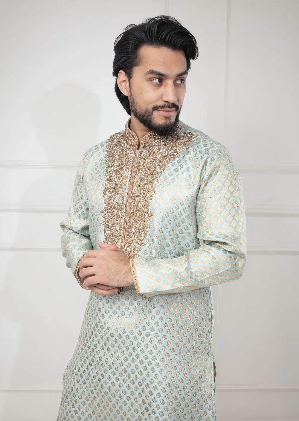 AK202 Father & Son Kurta Trouser - 5 Colours - Image 8