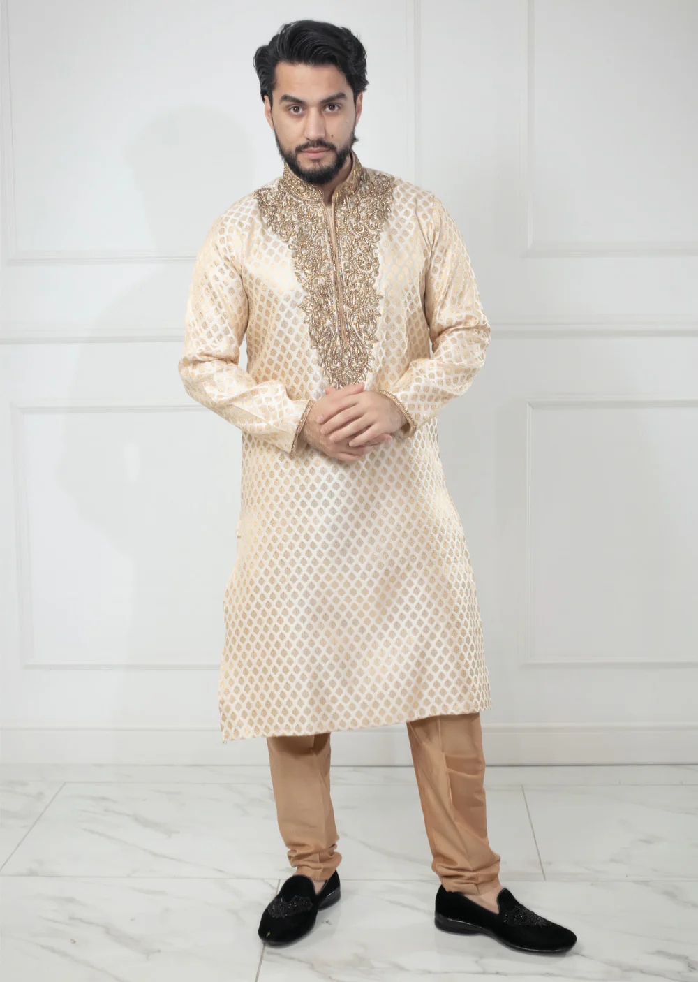 AK202 Father & Son Kurta Trouser - 5 Colours - Image 4