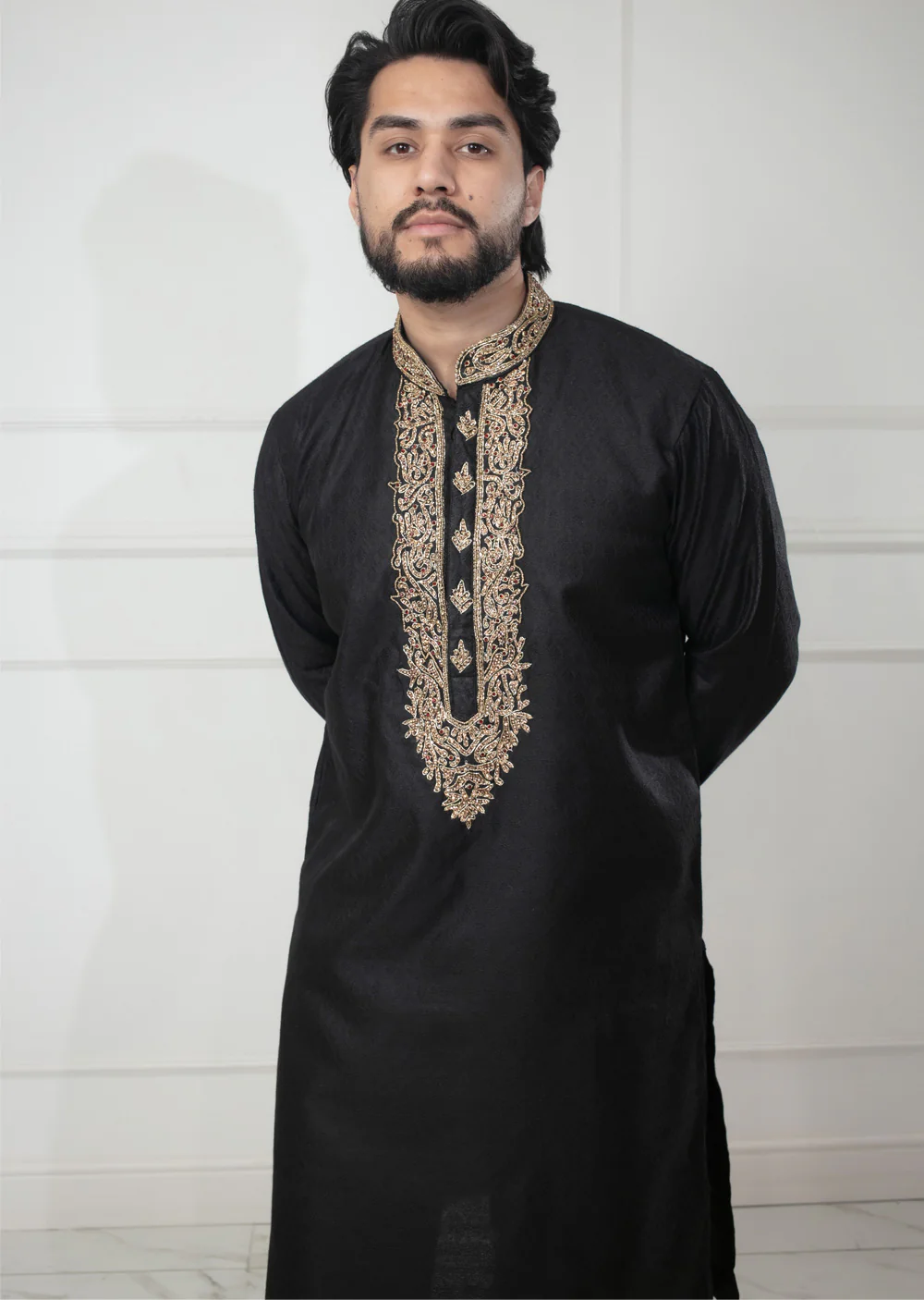 AK203 Father & Son Kurta Trouser - 5 Colours - Image 18