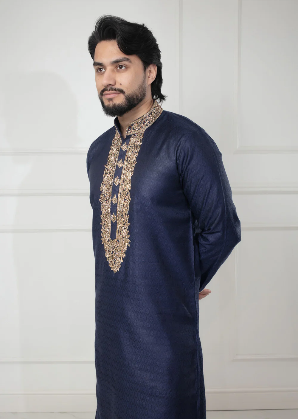 AK203 Father & Son Kurta Trouser - 5 Colours - Image 5
