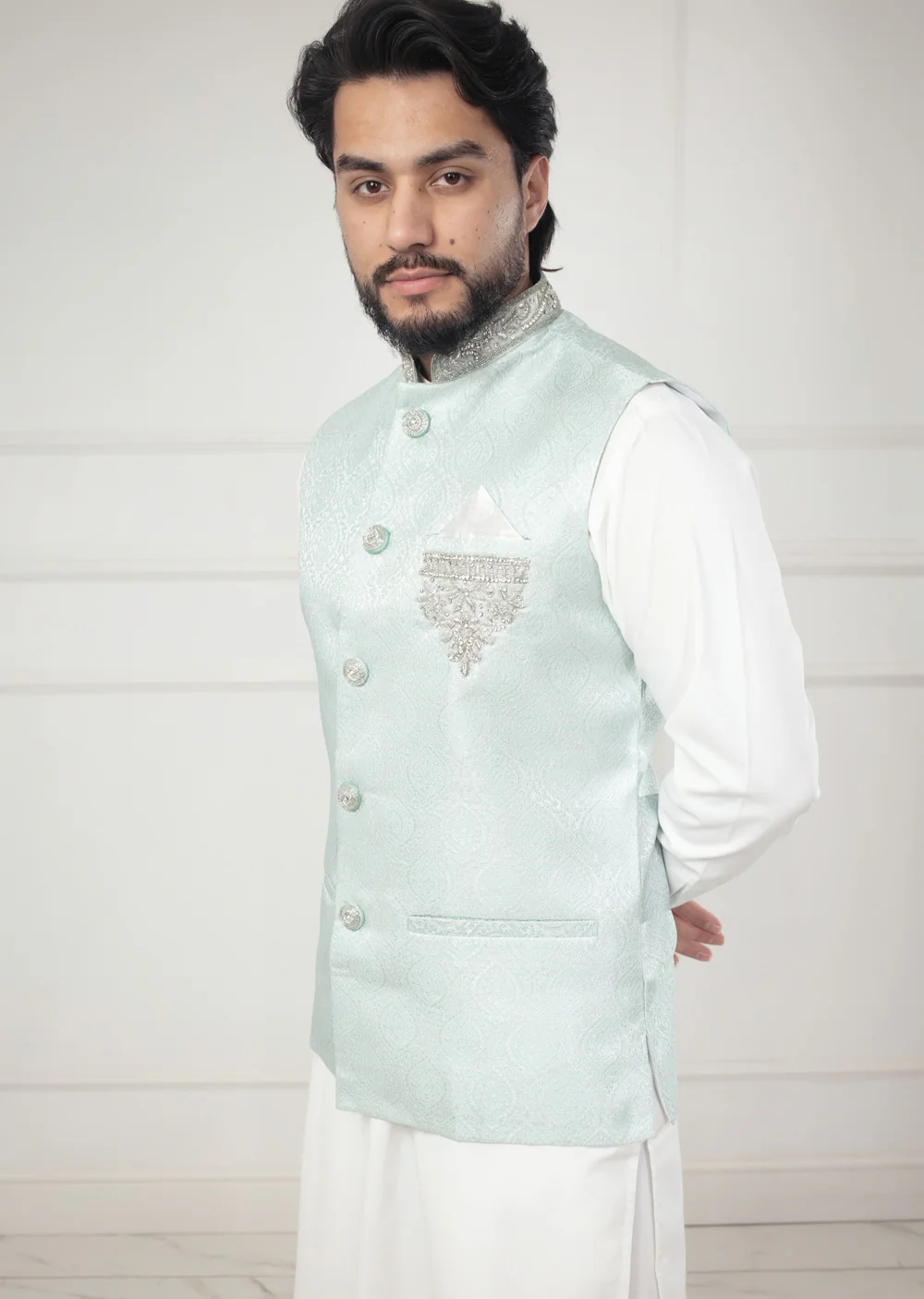 AK205 Fancy Waistcoat - Father & Son - 6 Colours - Image 13