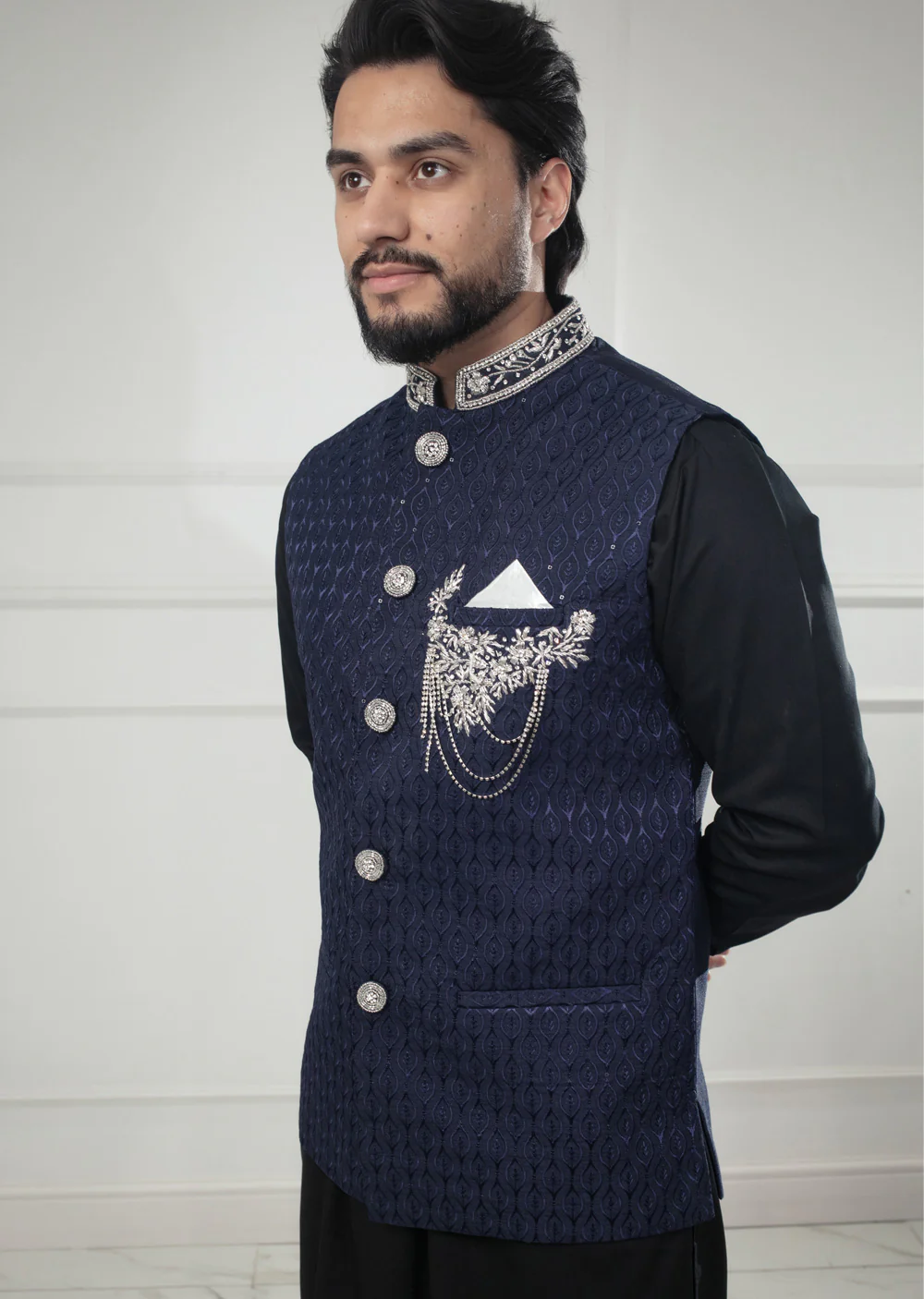 AK206 Fancy Waistcoat - Father & Son - 4 Colours - Image 11