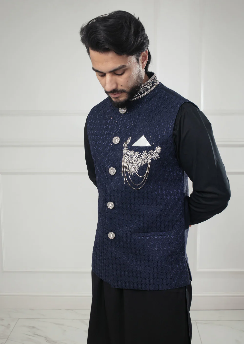 AK206 Fancy Waistcoat - Father & Son - 4 Colours - Image 12