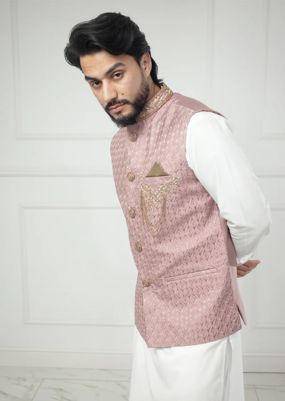 AK206 Fancy Waistcoat - Father & Son - 4 Colours - Image 16