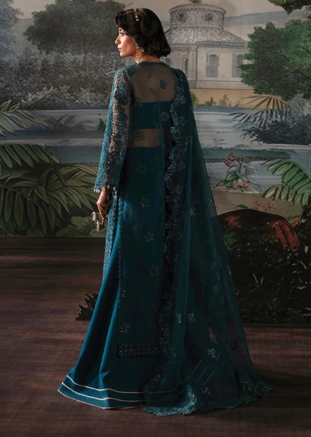 ALF24V-02-R - Alba - Readymade - La Fuchsia Festive Collection by Afrozeh 2024 - Image 2