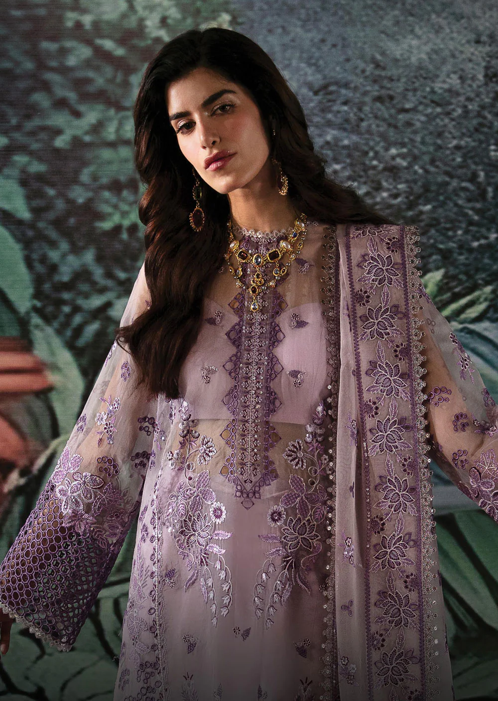 ALF24V-04-R - Helen - Readymade - La Fuchsia Festive Collection by Afrozeh 2024 - Image 3