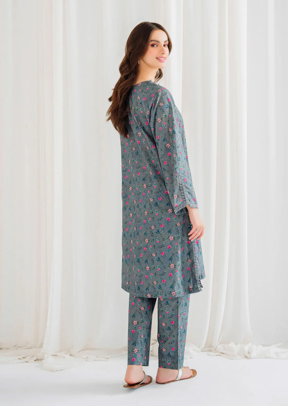 Amoli - Readymade 2 Piece Garnet Suit - Image 2