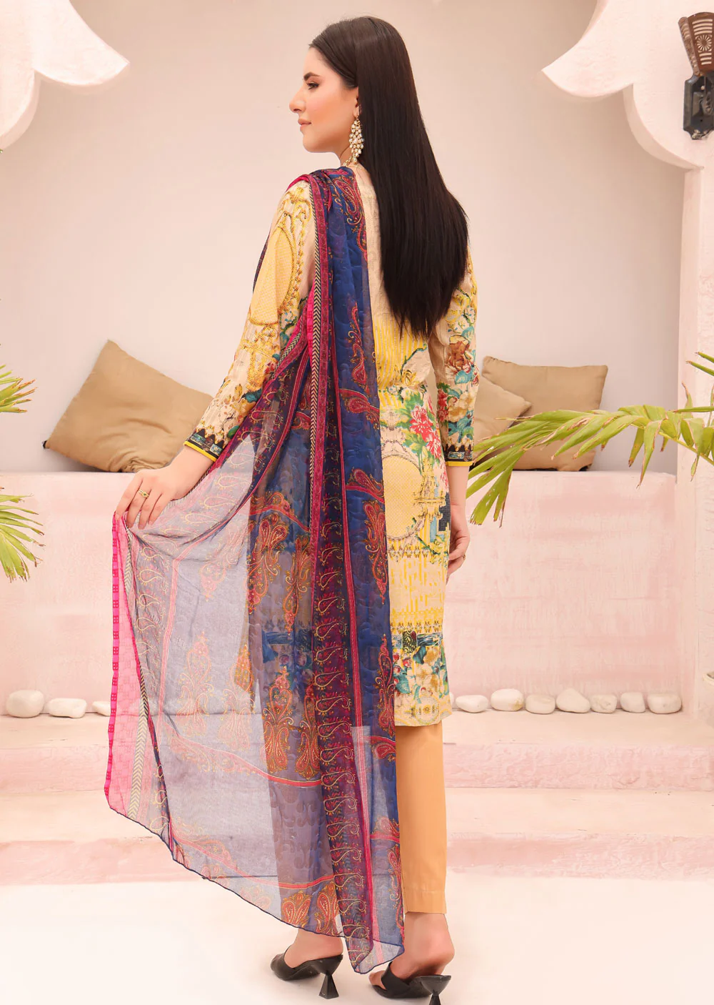 AMT46001- Readymade Lawn Suit - Image 2