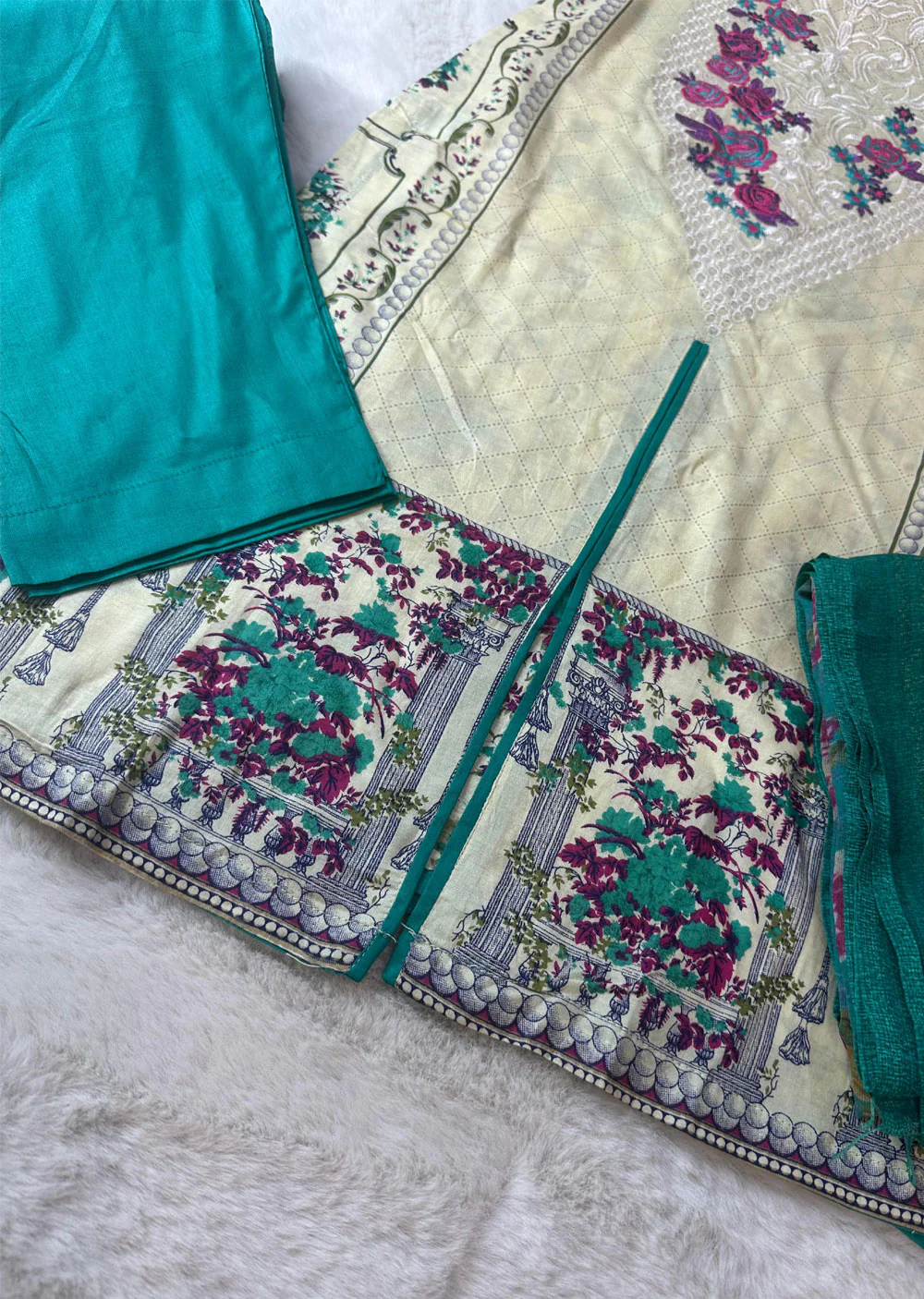 AMT48015 - Lemon Readymade Lawn Suit - Image 2