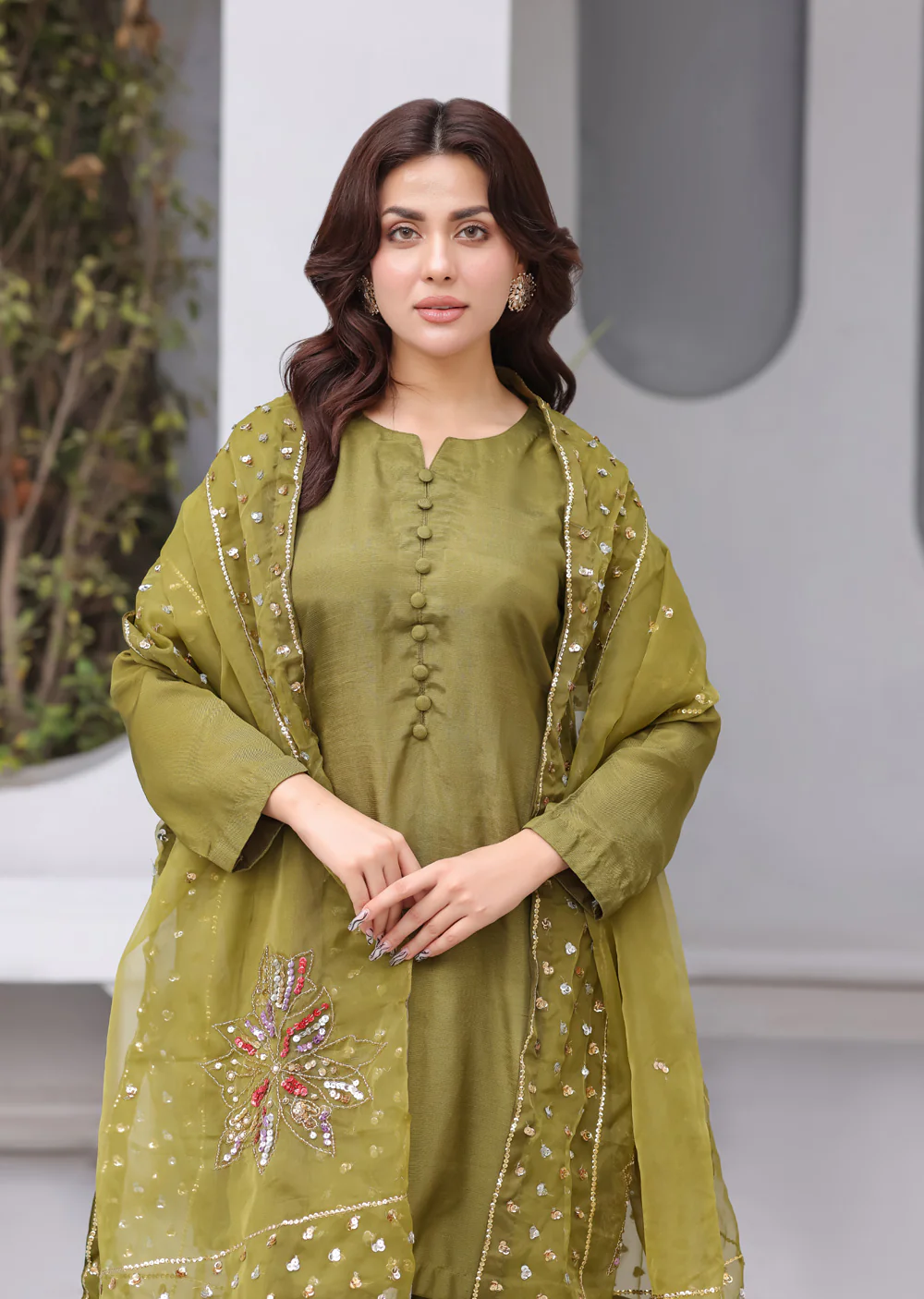 ASB-07 - Readymade Mandi Green - Silk Luxe - Image 4