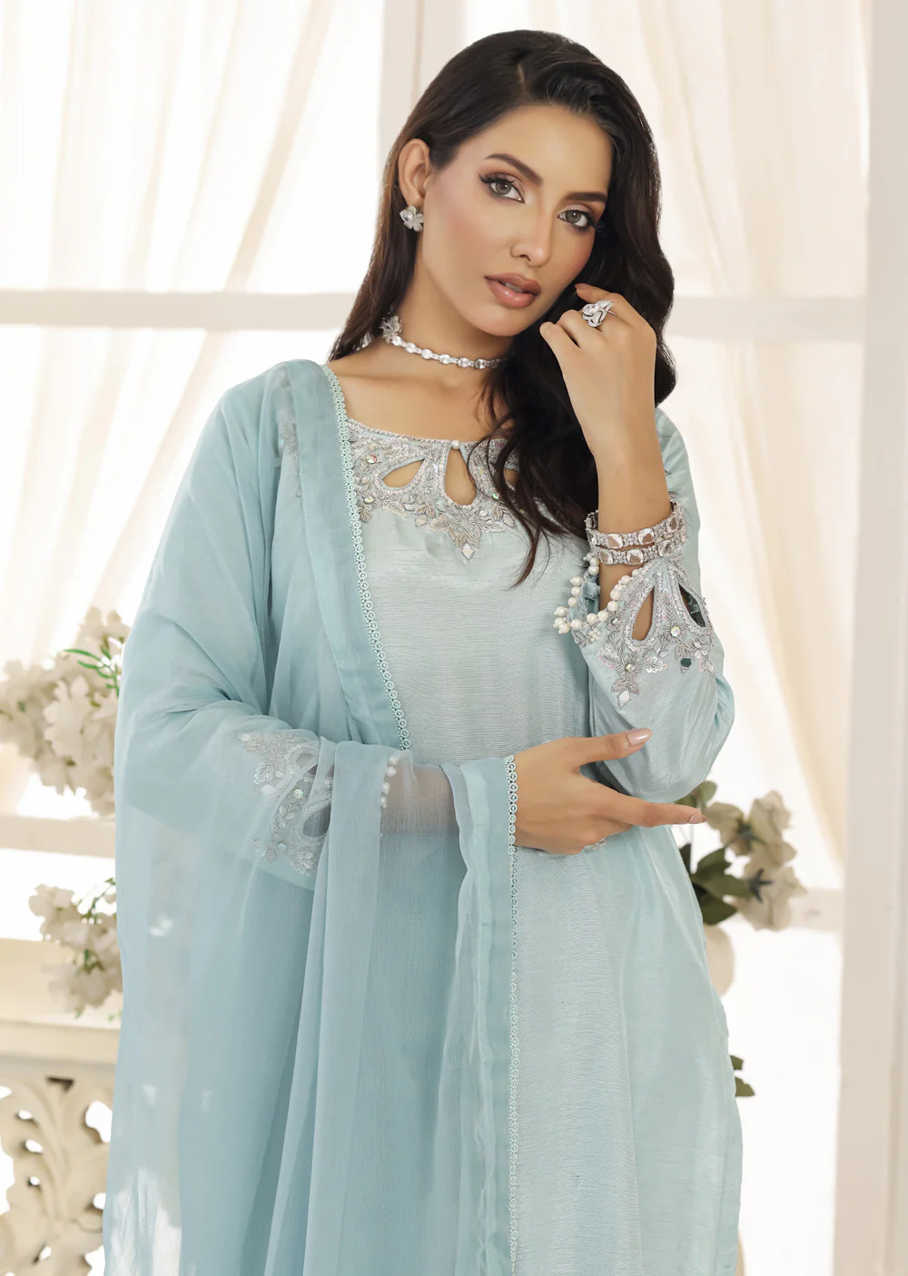 ASB-11 - Frozi Readymade Raw Silk - Image 2