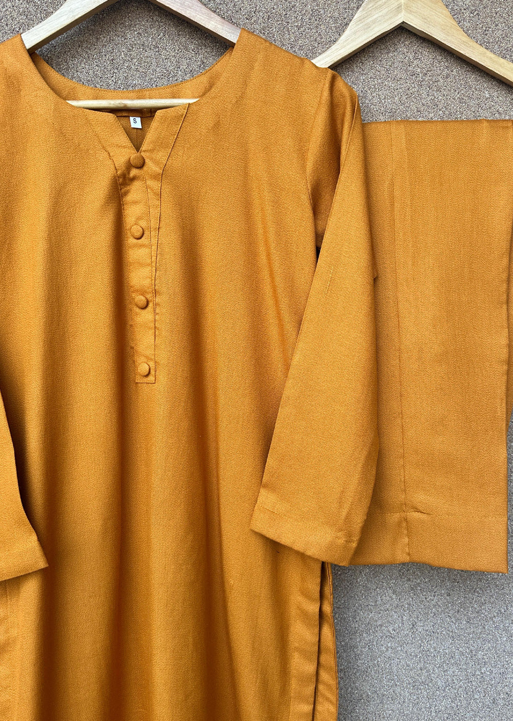 ASBC-01 - Orange - Readymade Dhanak with Palachi Shawl Suit - Image 8