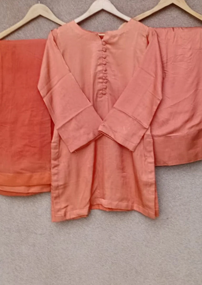ASBC-03 Raw Silk Farshi Suit - Image 5
