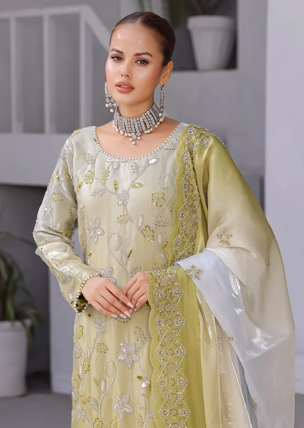ASBC04 Silk Cutdana Outfit - Image 15