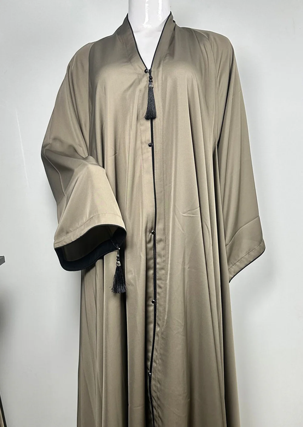ABYA-712 - Brown - Zaman -Ladies Fancy Abaya