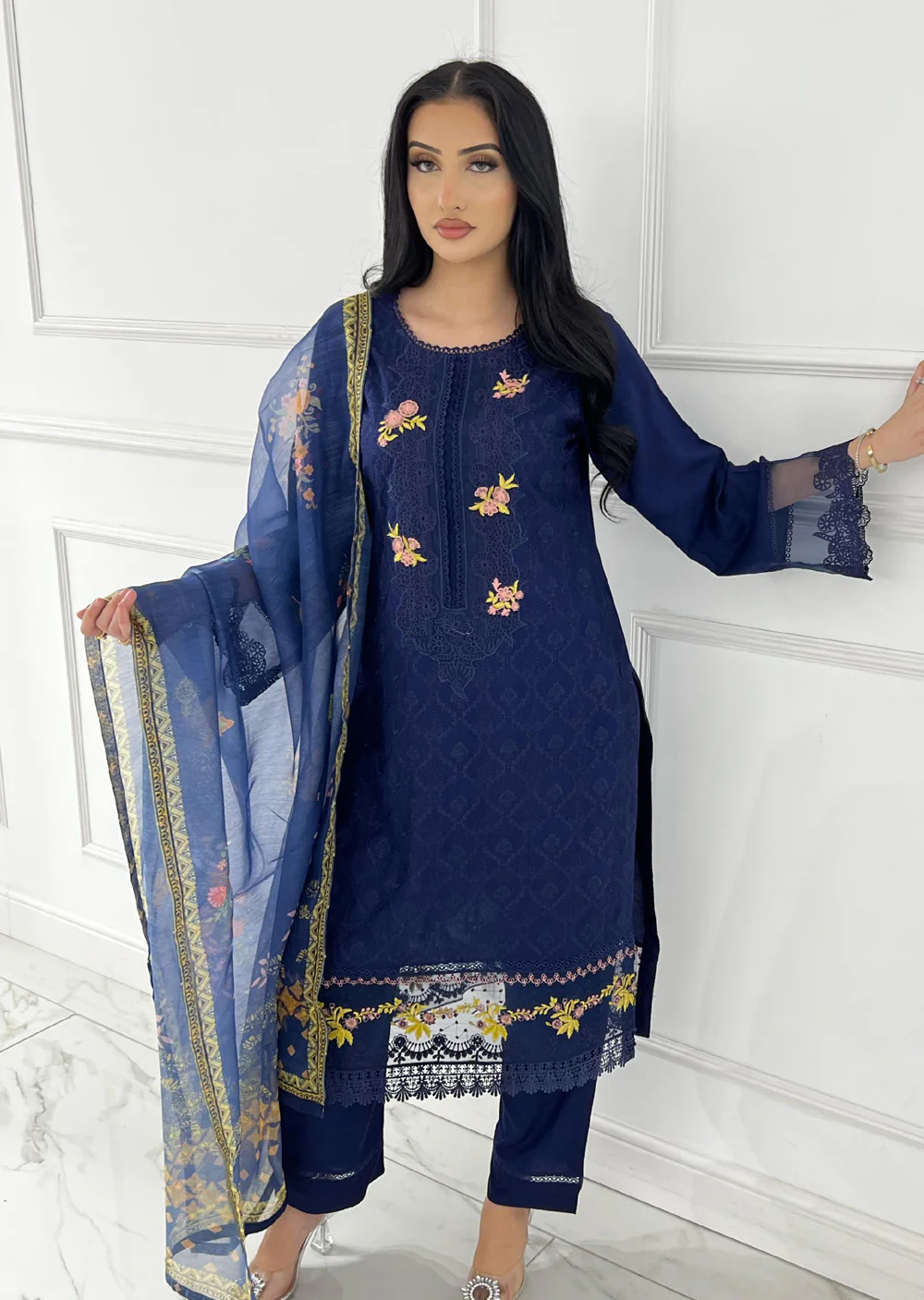 ATR-1120 - Blue - Sehrish B Lux Cotton - Image 4