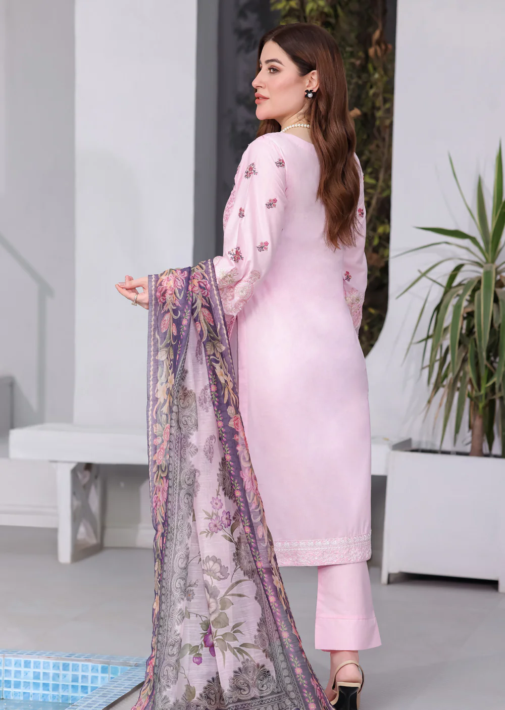 ATR-1136-Pink - Sehrish B Lux Cotton - Image 3