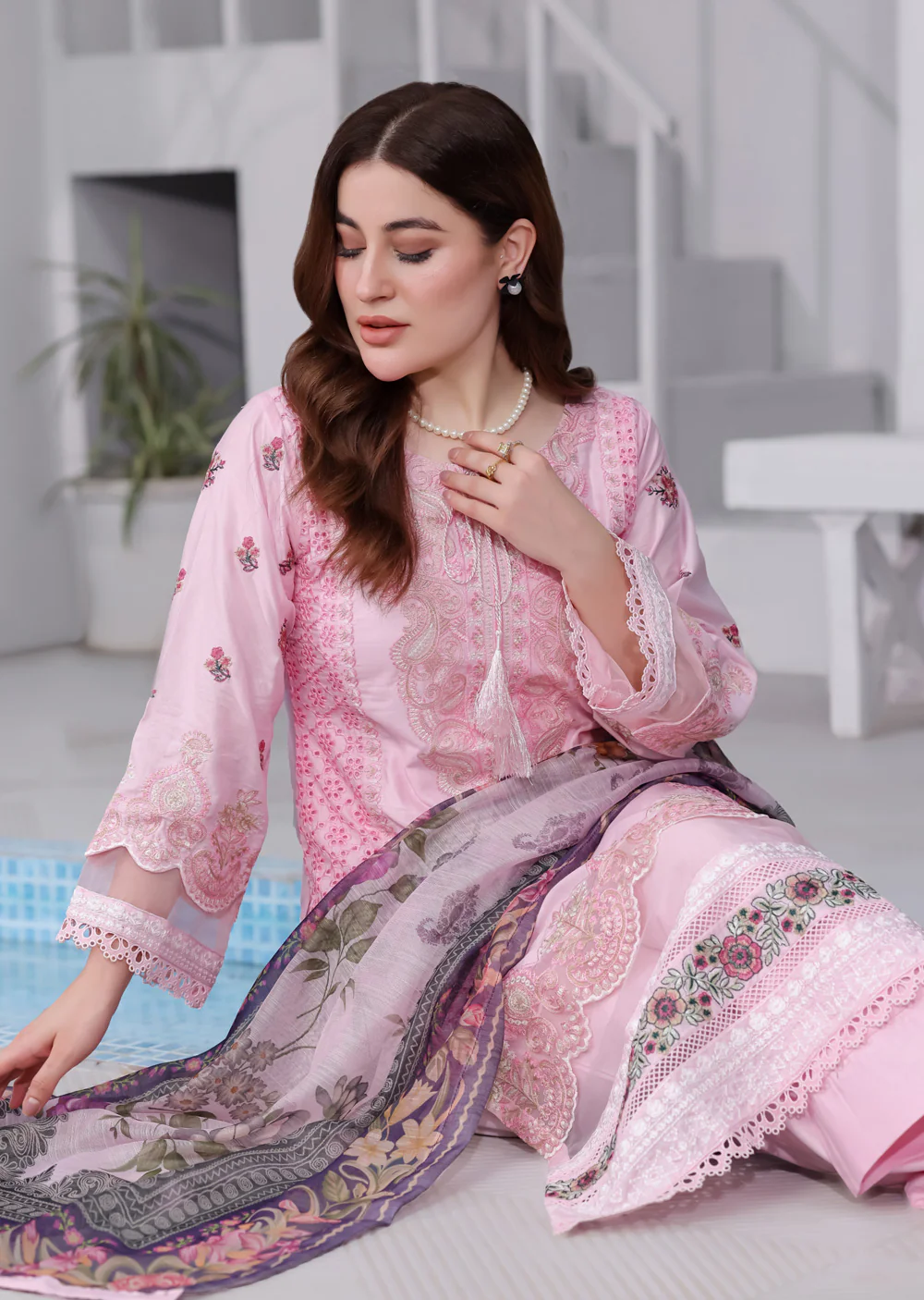 ATR-1136-Pink - Sehrish B Lux Cotton - Image 4