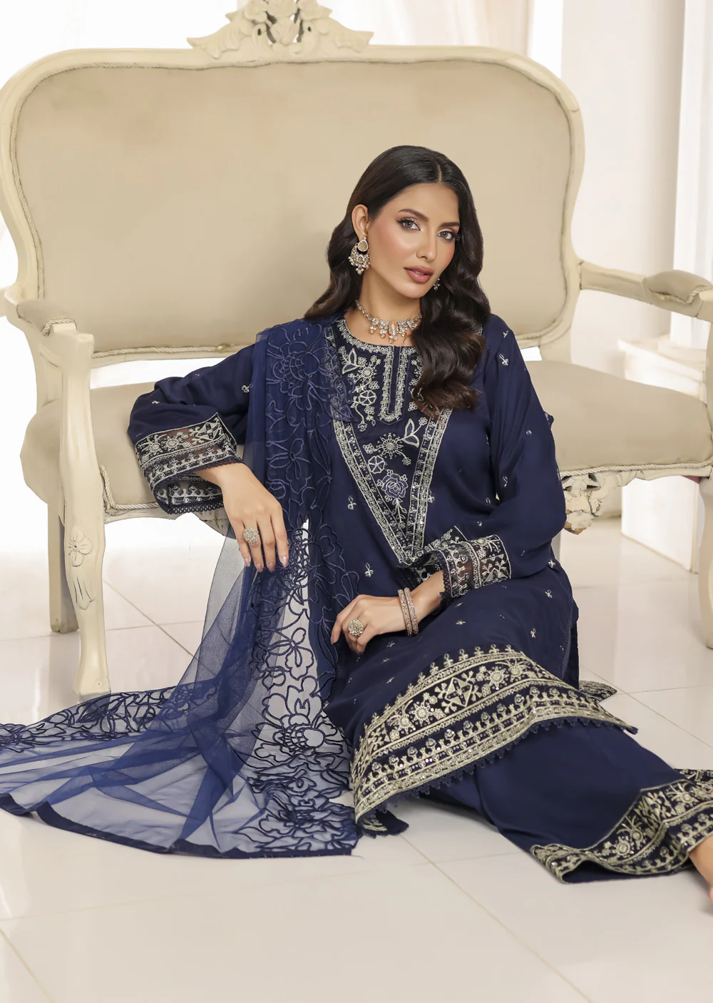 ATR-1167- Readymade Sehrish B Lux Cotton - Image 7
