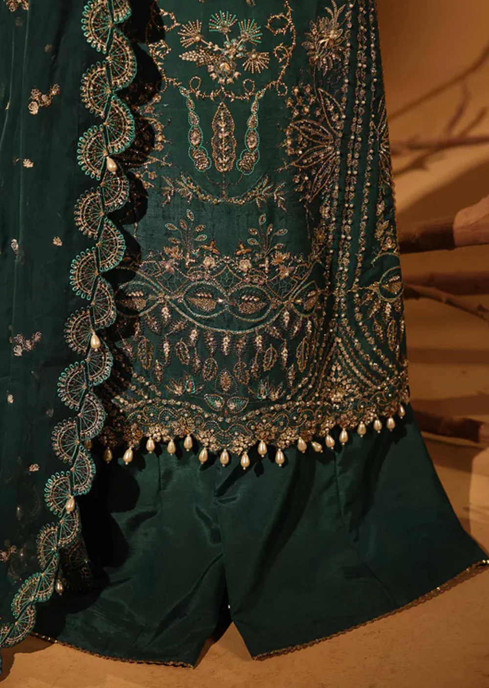AYLN-12 Green Slate - Silk Edit Readymade Collection by AYLIN 2026 - Image 4