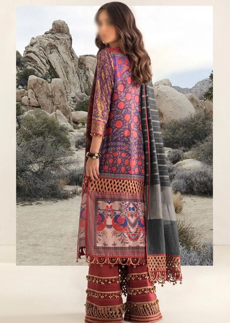 B205-A - Unstitched Kurnool Luxury Collection By Sana Safinaz 2020 - Image 2