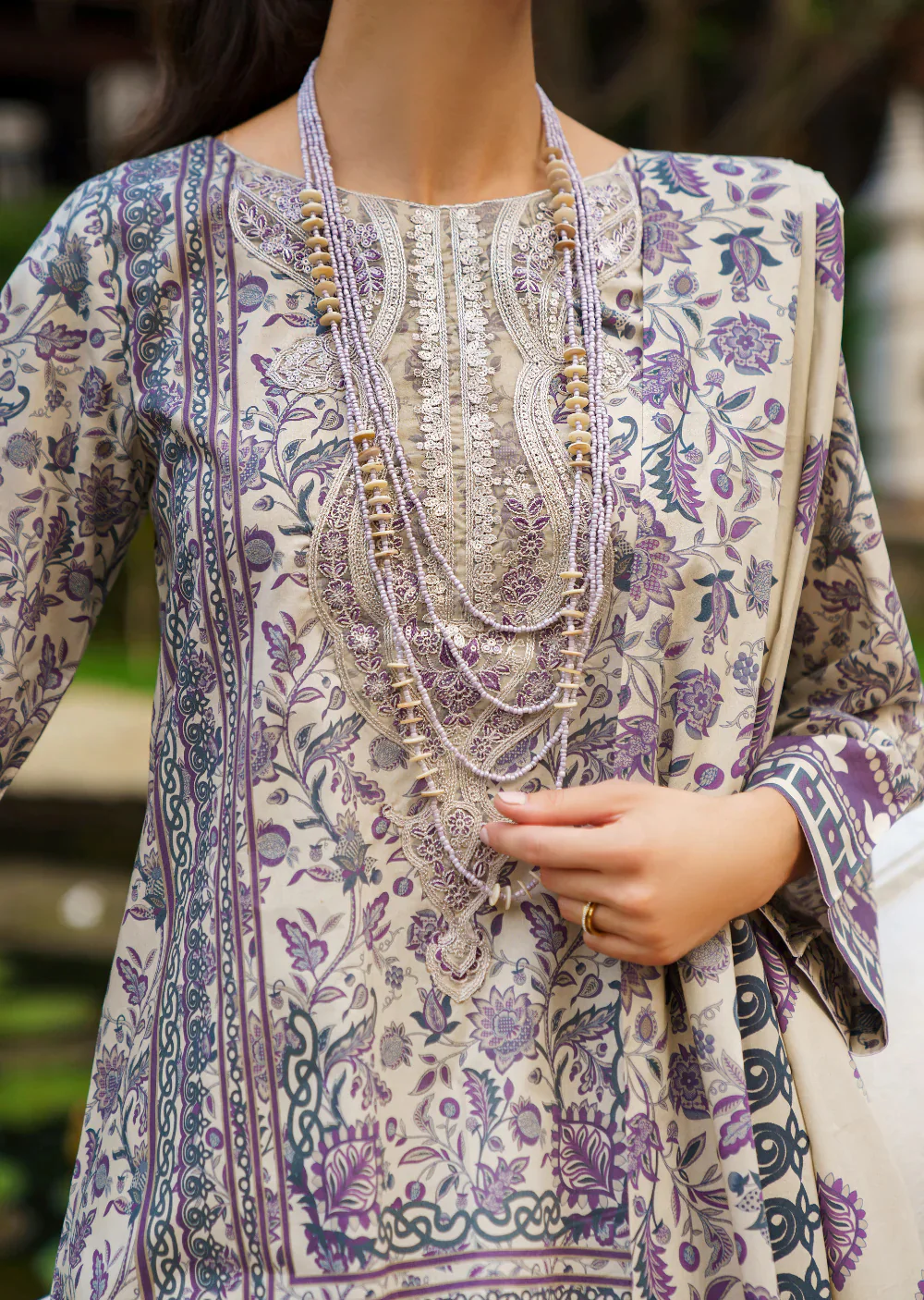Balmy - Readymade 3 Piece Cotton Suit - Image 3