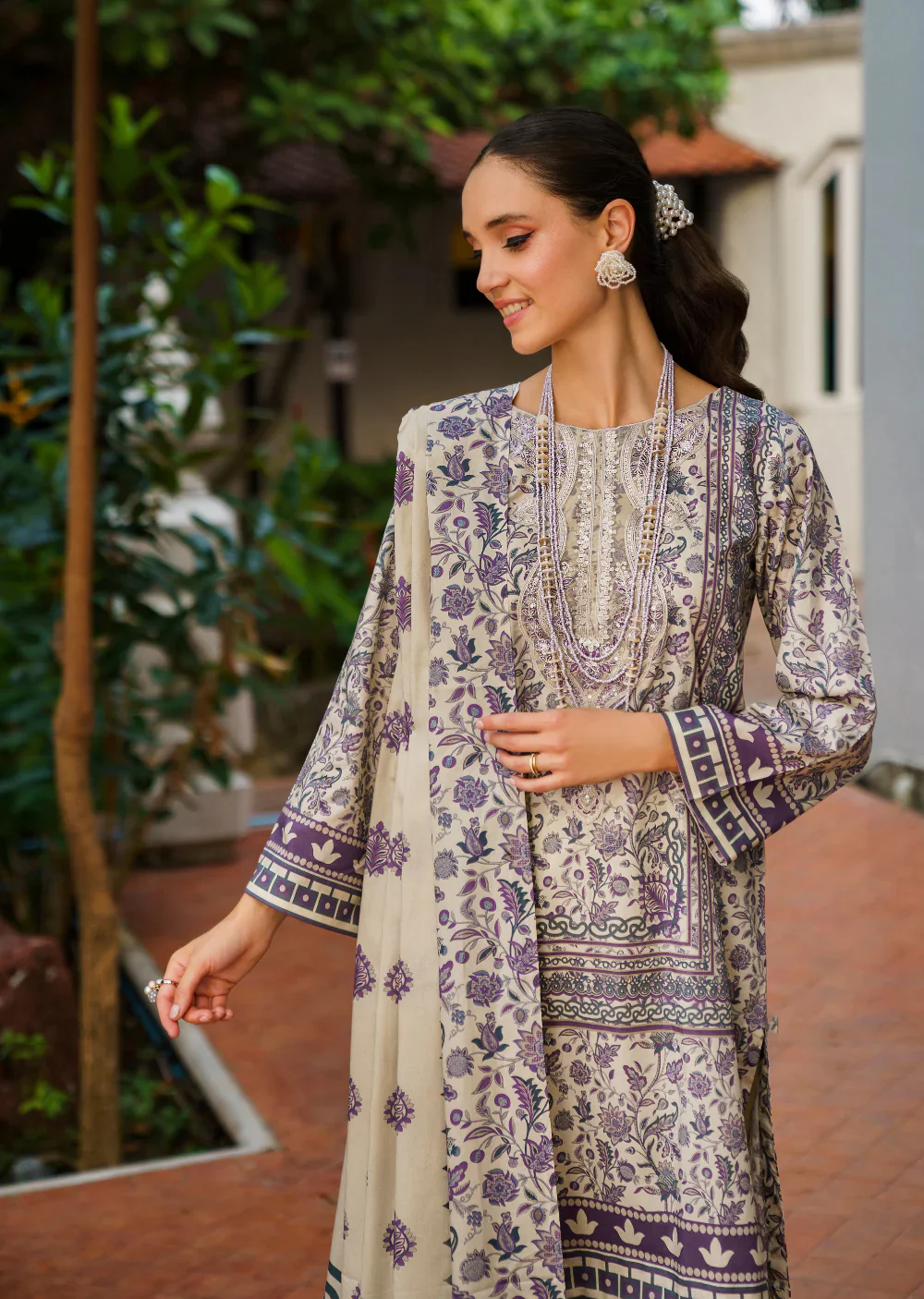 Balmy - Readymade 3 Piece Cotton Suit - Image 4