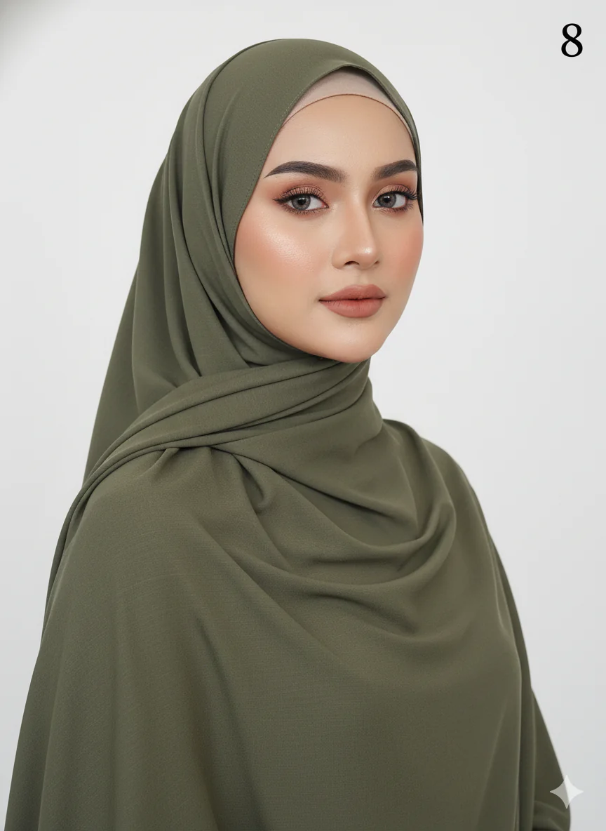 BB-1261 MODAL Double Stitch Hijabs - Image 5