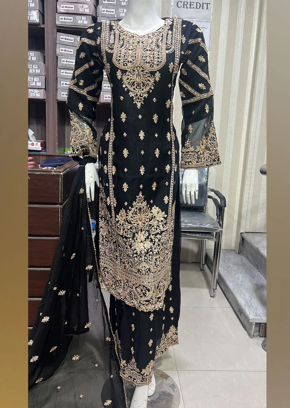 SHPS-01 - A - Sha Zaib Readymade Suit - Image 3