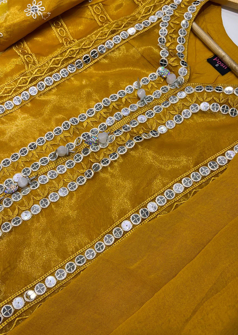 BP5502 Yellow Readymade Suit - Image 2