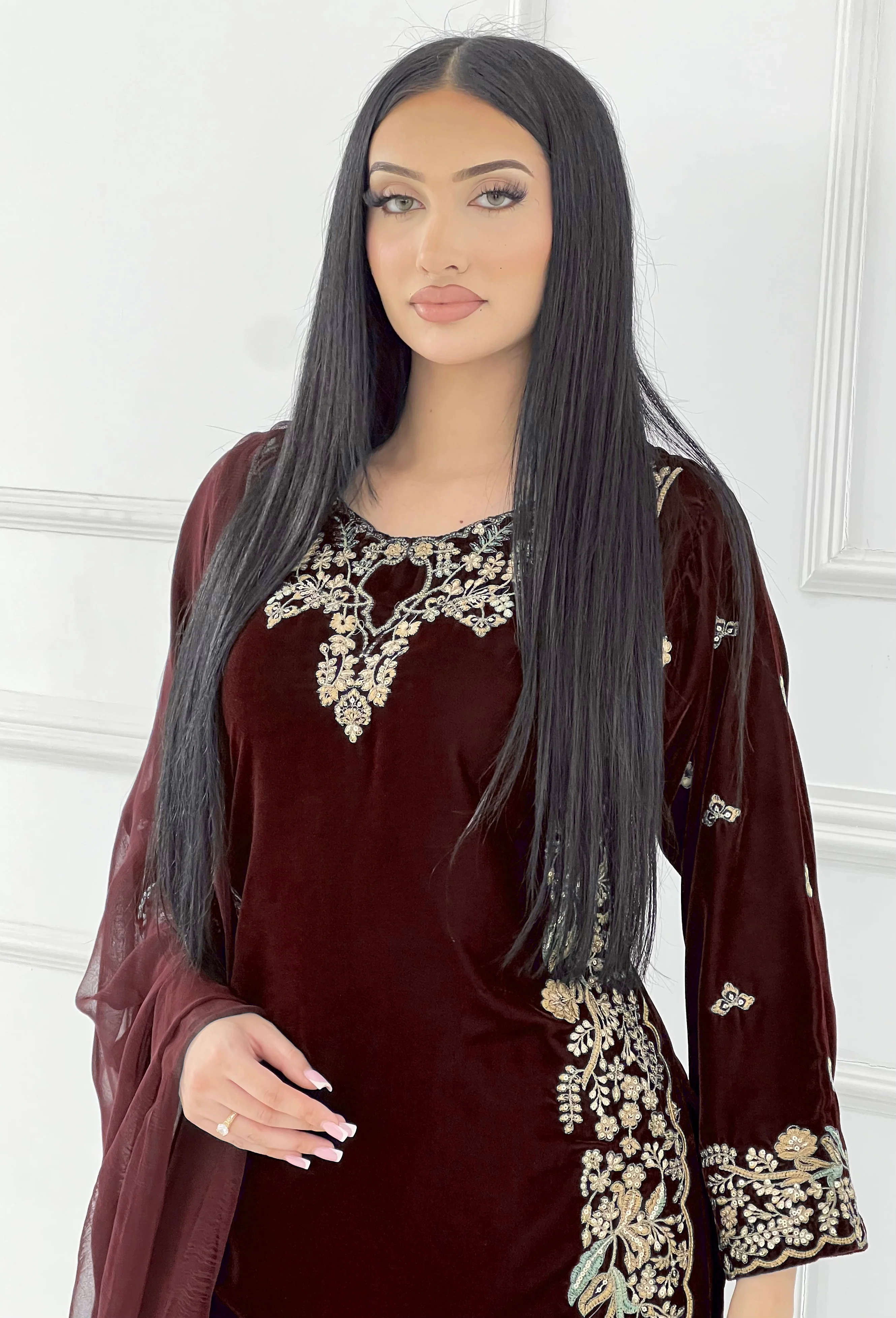 BPH-205  - Readymade Velvet Suit Mummy n Me - Image 3