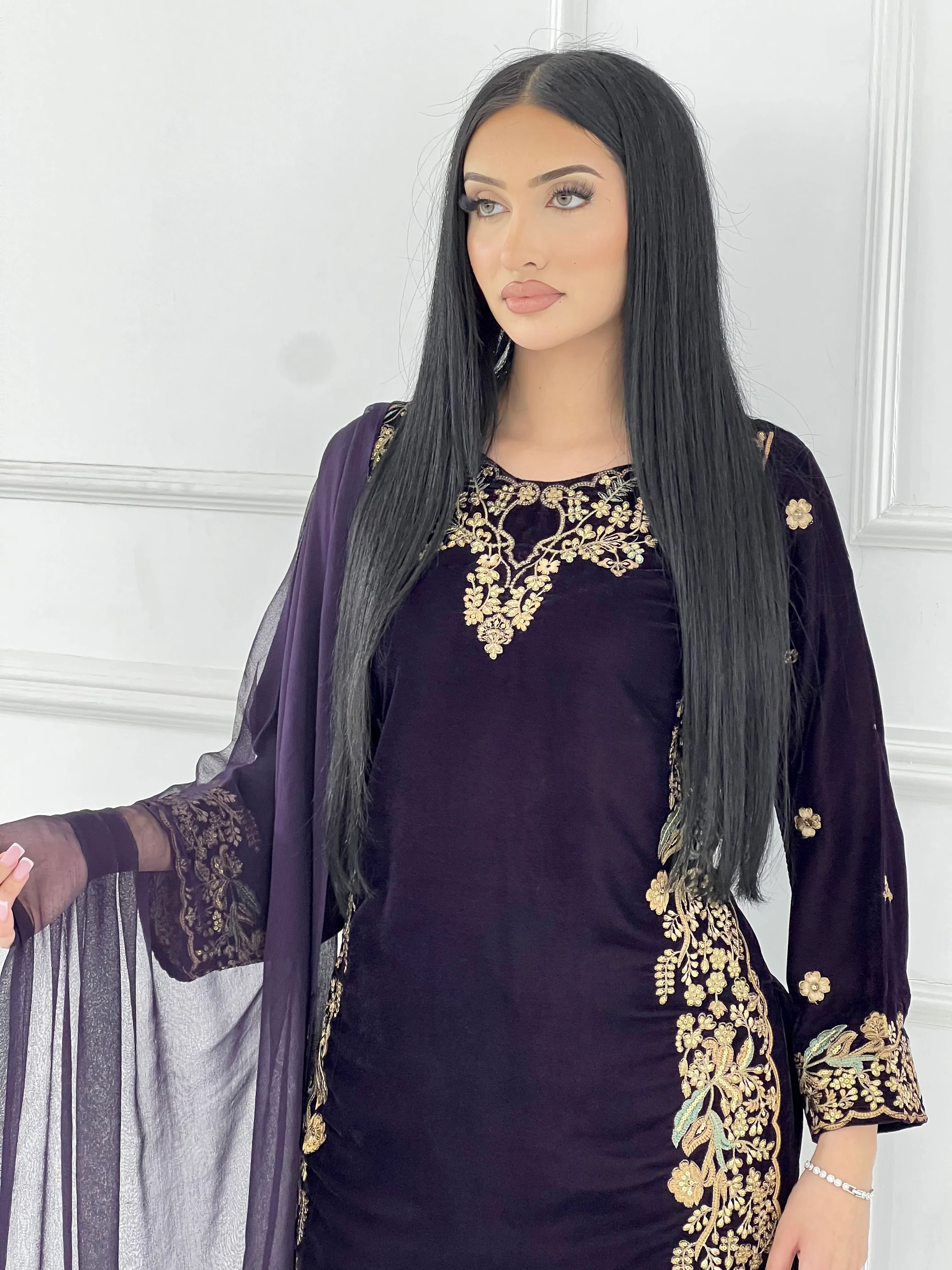 BPH-205  - Readymade Velvet Suit Mummy n Me - Image 4