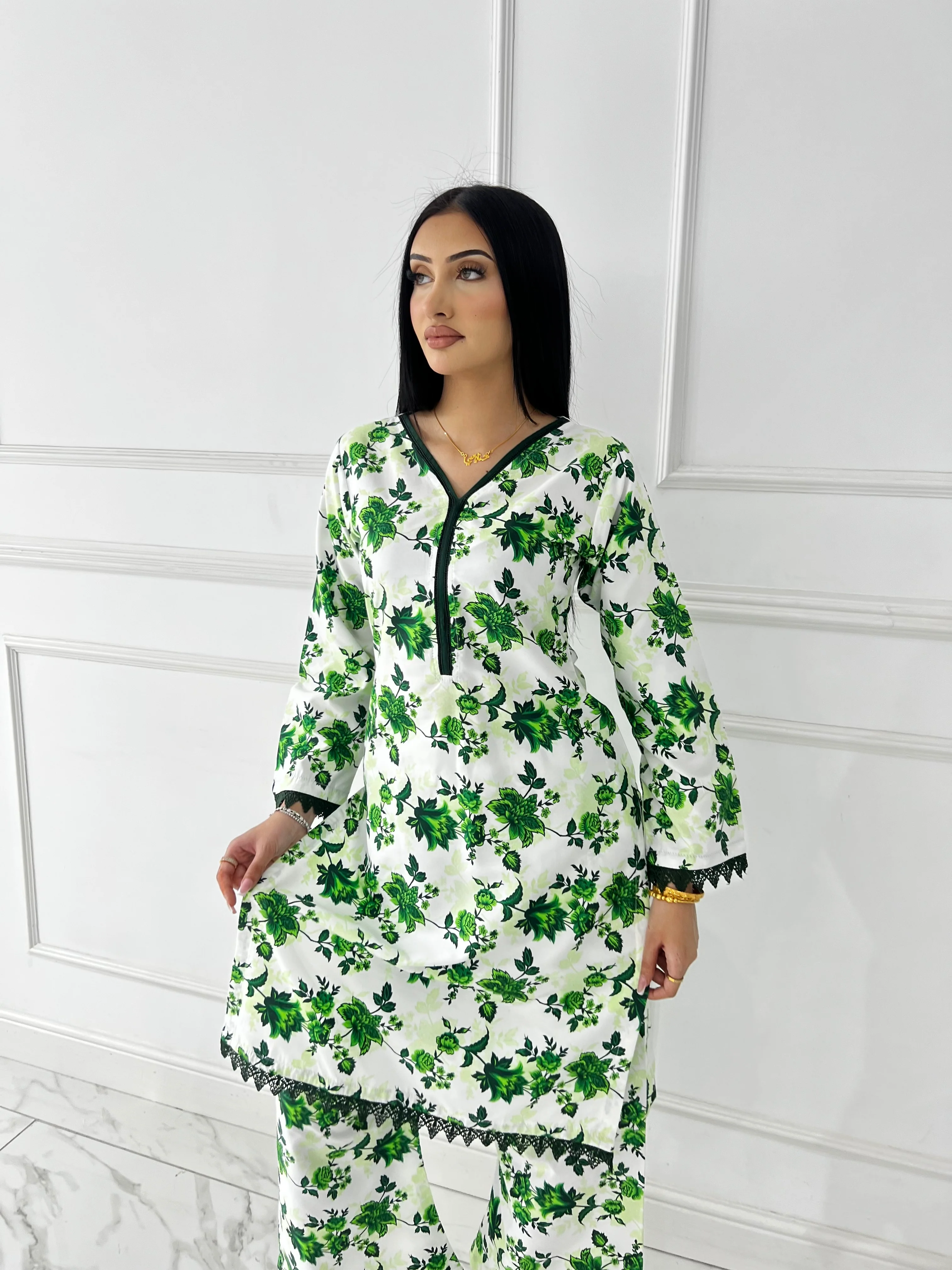 BUT-121- Green- S.Prints Printed Lawn Co-ords - Image 3