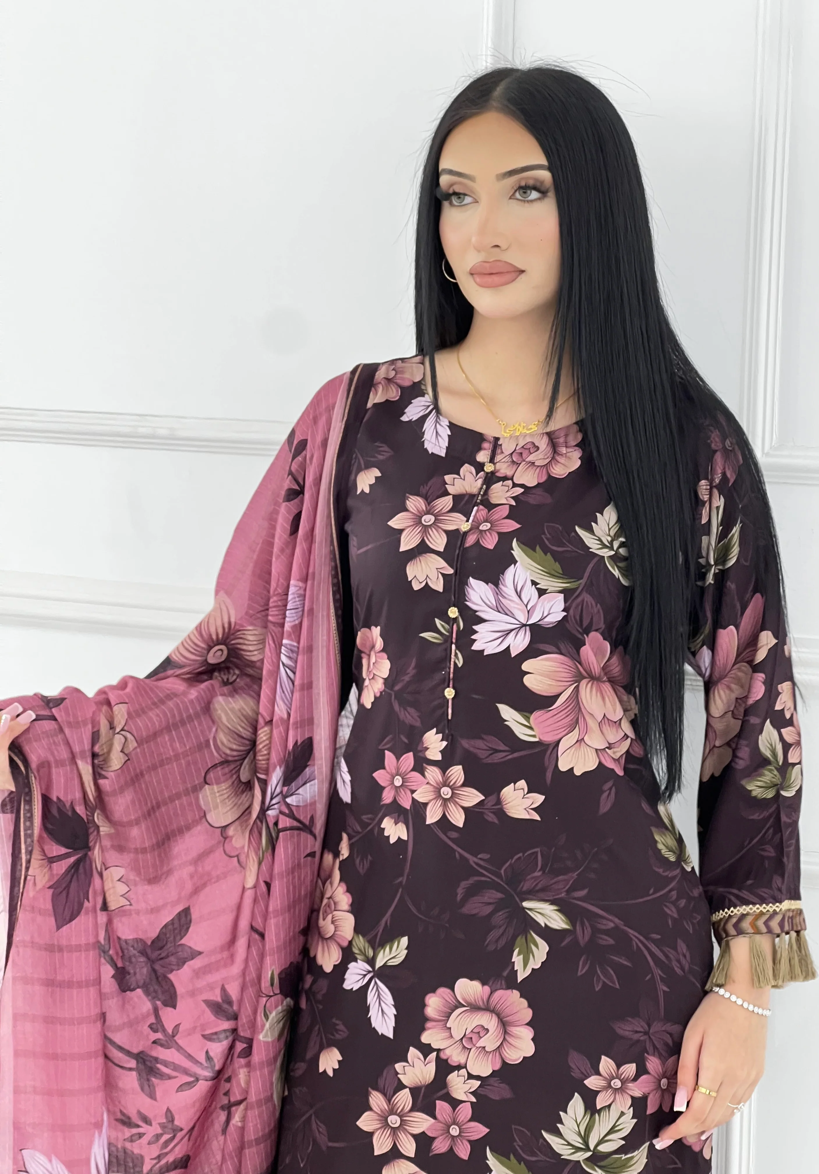BUT-128- Readymade linen Printed suit 2025 - Image 2
