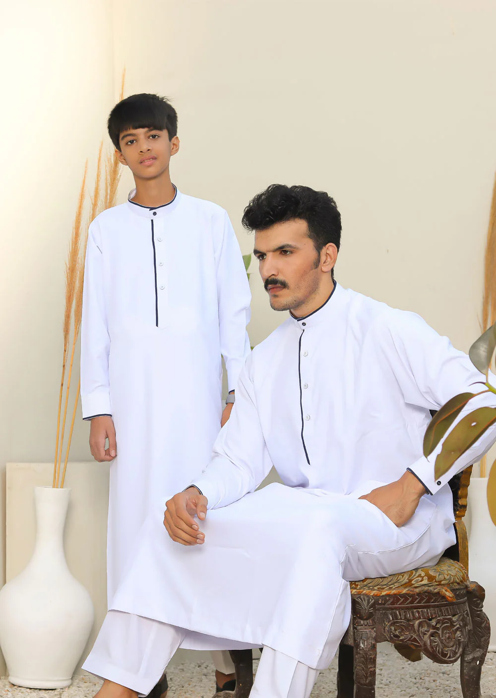 ASM01 Mens/Boys White Thobe - Image 4