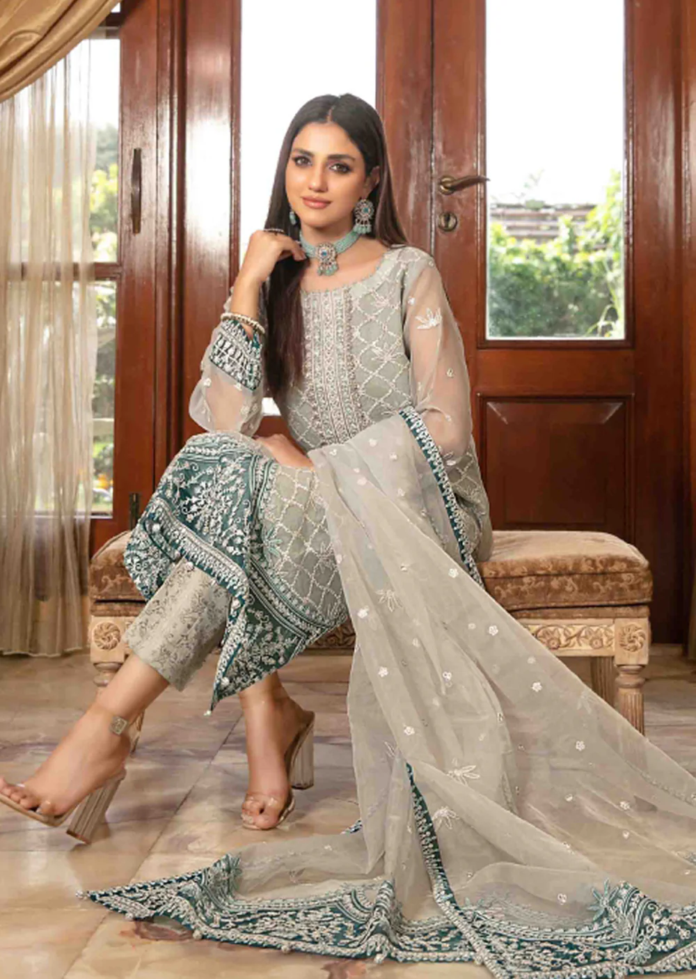 D-1505-R - Readymade - Aarzoo By Tawakkal Collection 2024 - Image 2
