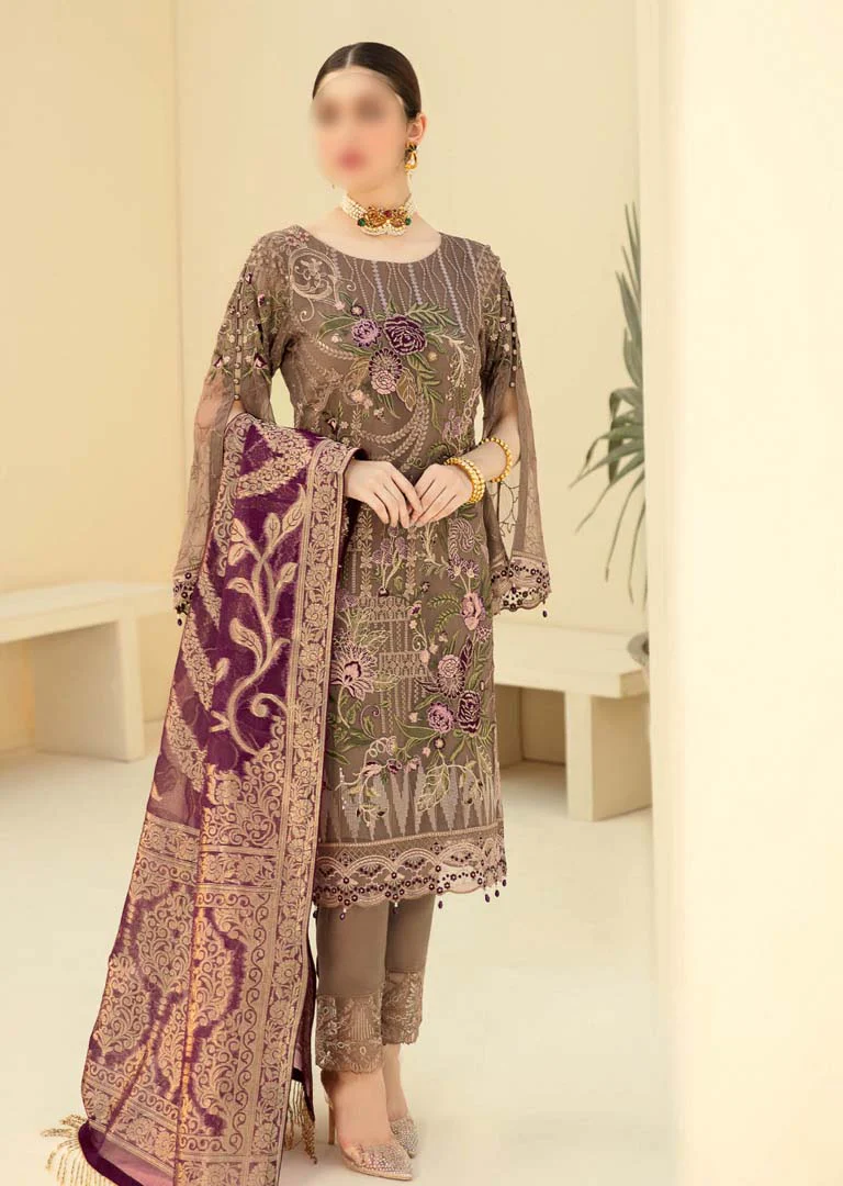 D-712-R - Readymade - Rangoon by Ramsha Collection Vol 7 2021