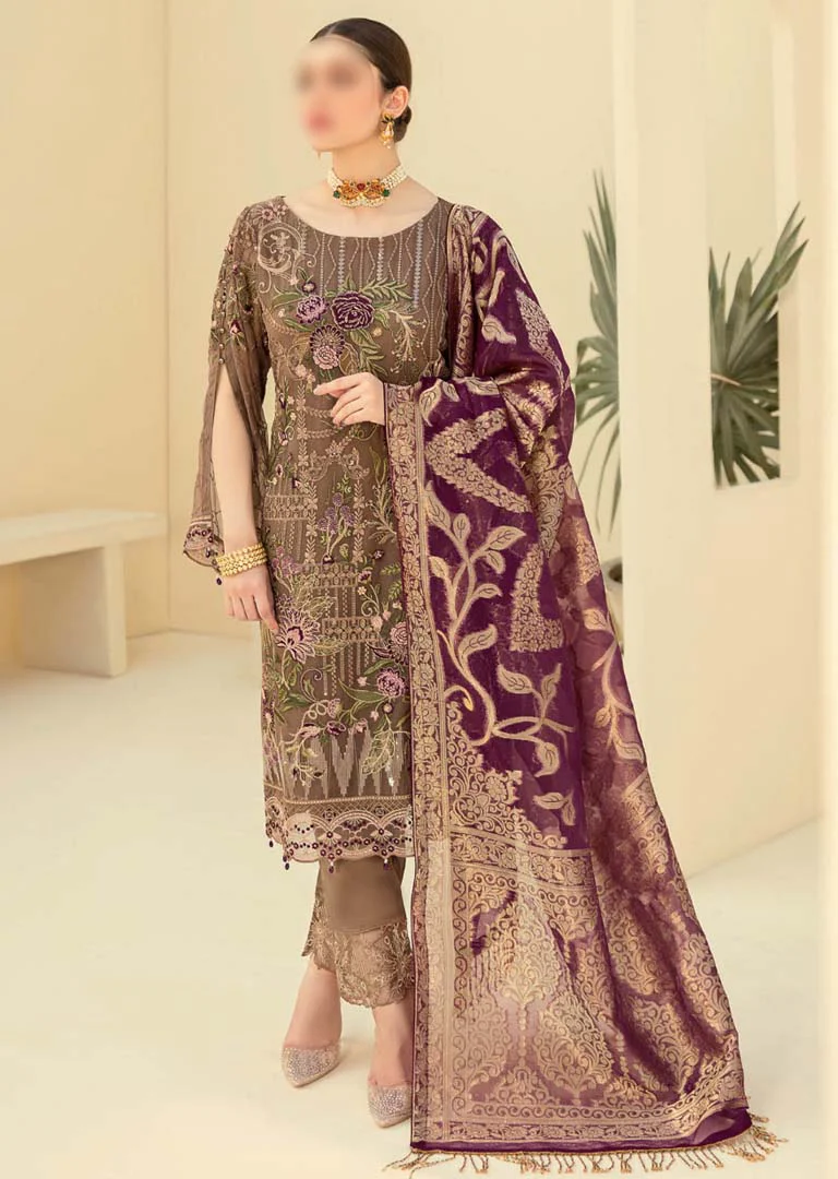 D-712-R - Readymade - Rangoon by Ramsha Collection Vol 7 2021 - Image 4