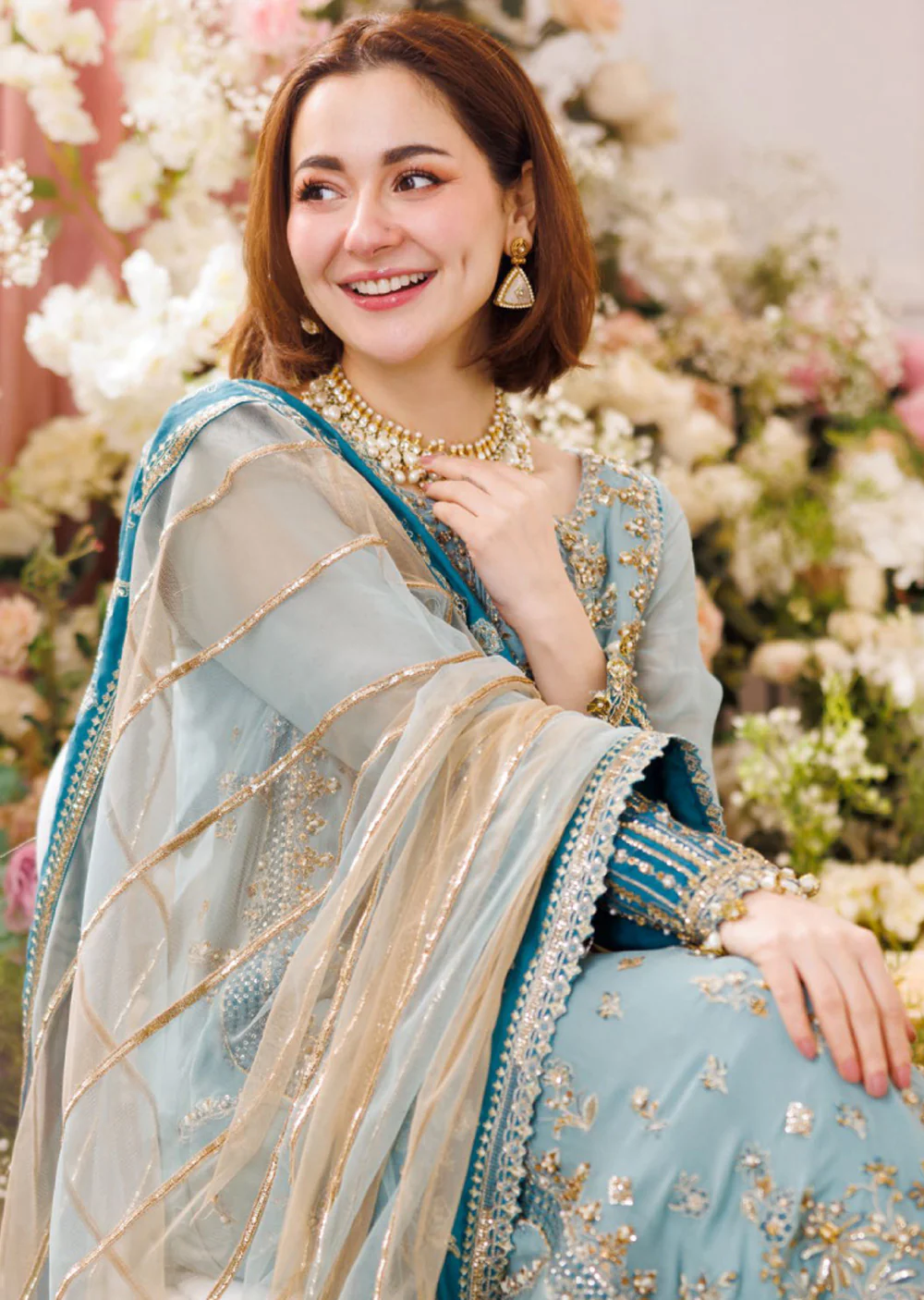 DSTJ-08 - Unstitched - Charizma Dastan E Jashan Premium Chiffon Suit 2025 - Image 6
