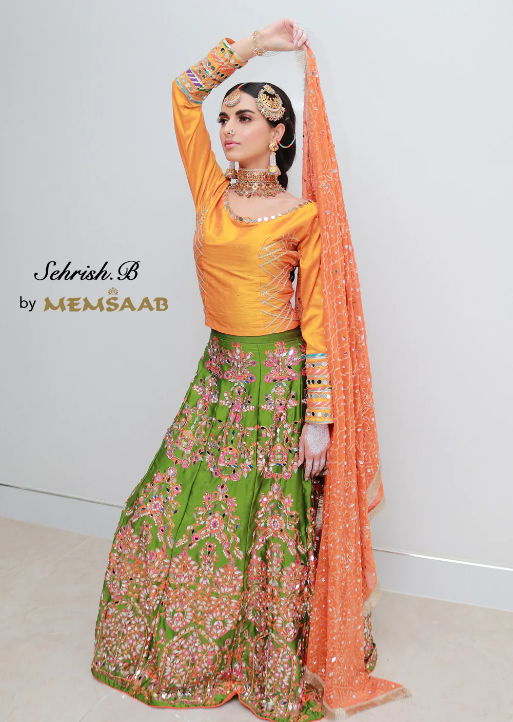 SRB9911 - RANG MAHAL - Sehrish.B Designer