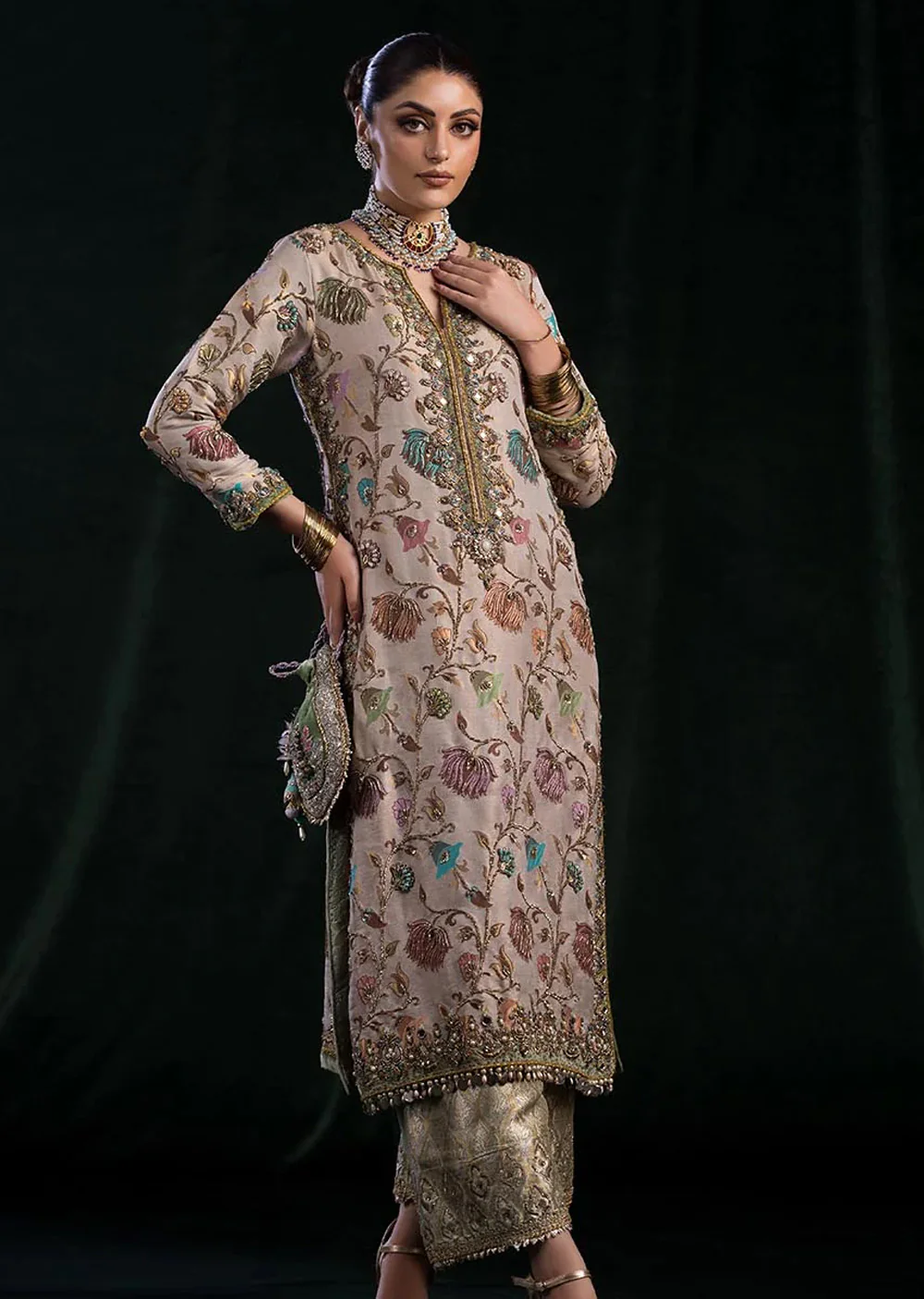 E-306 - Readymade - Resham Khuda Ameer Oufti - Image 4