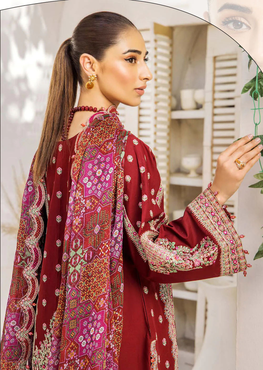 EA-EE-5515-R - Readymade - Embroidered Lawn Collection 2024 - Image 3