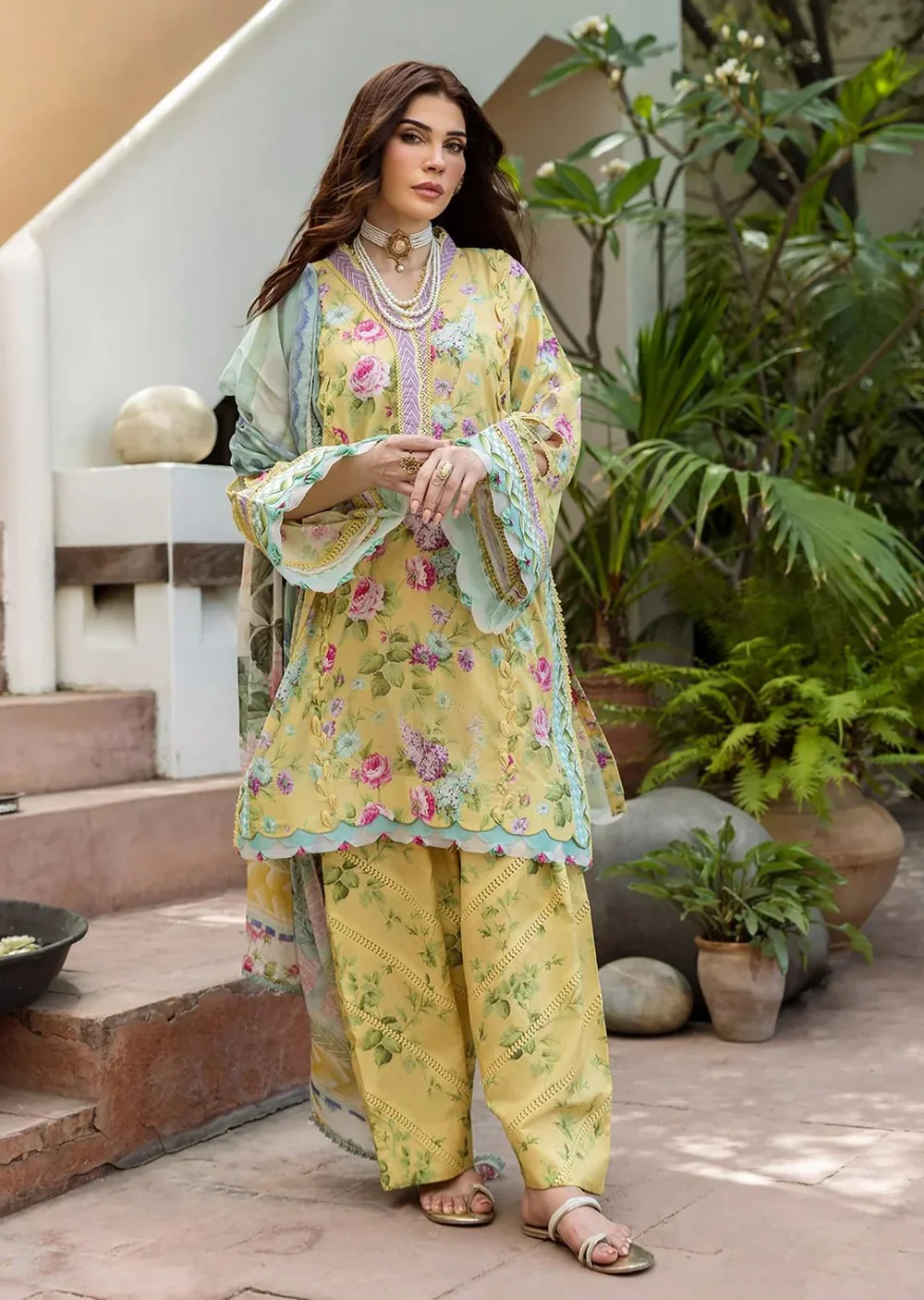 ELFECD-05-B-Saffrose-Readymade-Elaf Prints Collection 2025