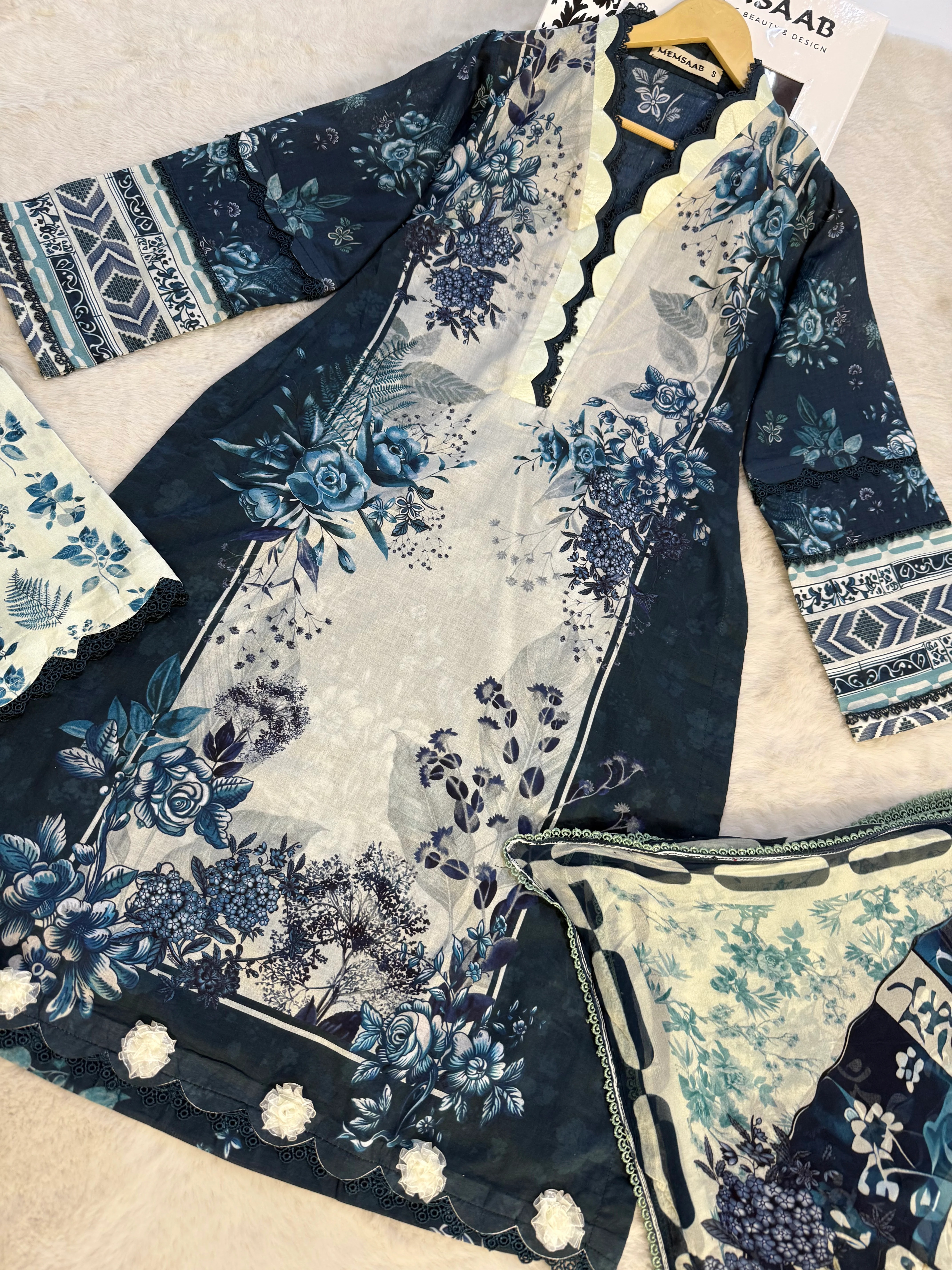 ELFECD-07-A-Floreya-Readymade-Elaf Prints Collection 2025 - Image 2