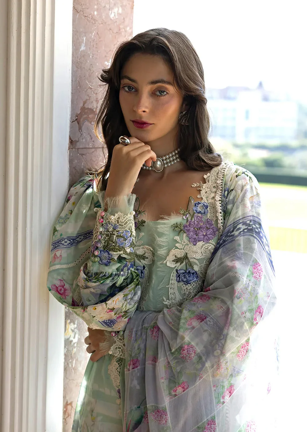 ELSG-06B-ENDOR ELAF luxury Lawn Suit-2026 - Image 3