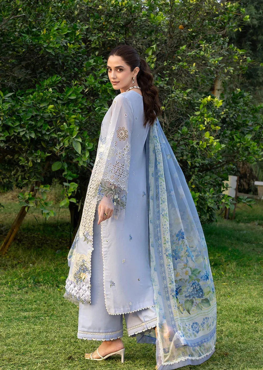ELY-12 ELAF  LUXURY Lawn Suit-2026 - Image 2